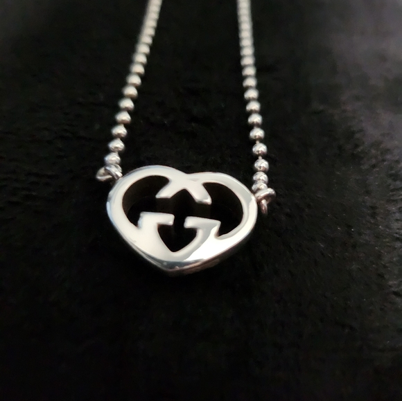 213. EUC Gucci 16" silver 925 choker necklace - Picture 2 of 7